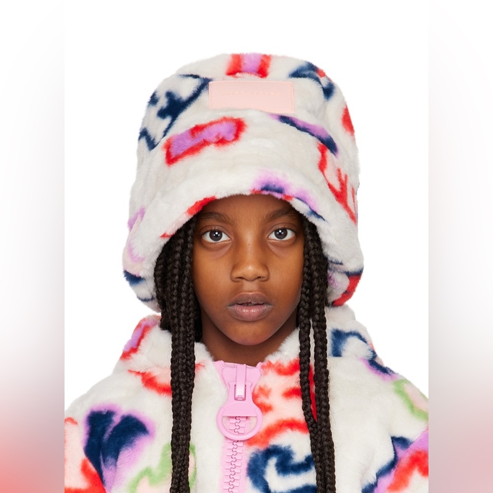 Marc Jacobs kids off-white bucket hat